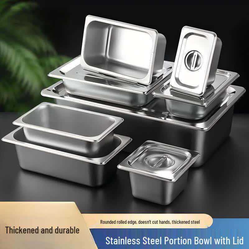 

ARKIE Stainless Steel Gastronorm Pan 1/9 (17.6x10.8x6.5cm)
