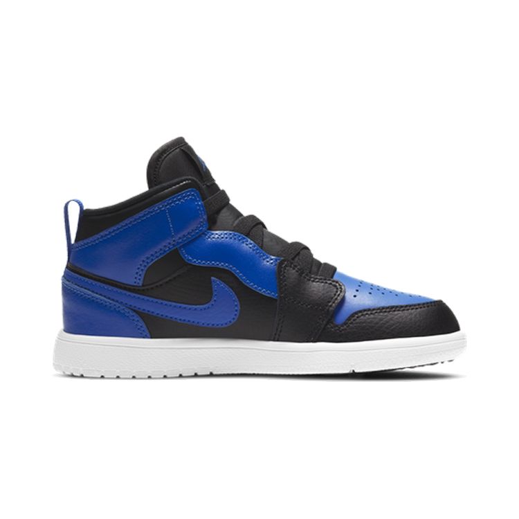 Air Jordan 1 Mid ALT PS Hyper Royal Kids Sneakers Blue Black White AR6351-077