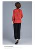 Autumn Mother's Day Chinese Style Two-Piece Shirt Set for Elegant Middle-Aged Women