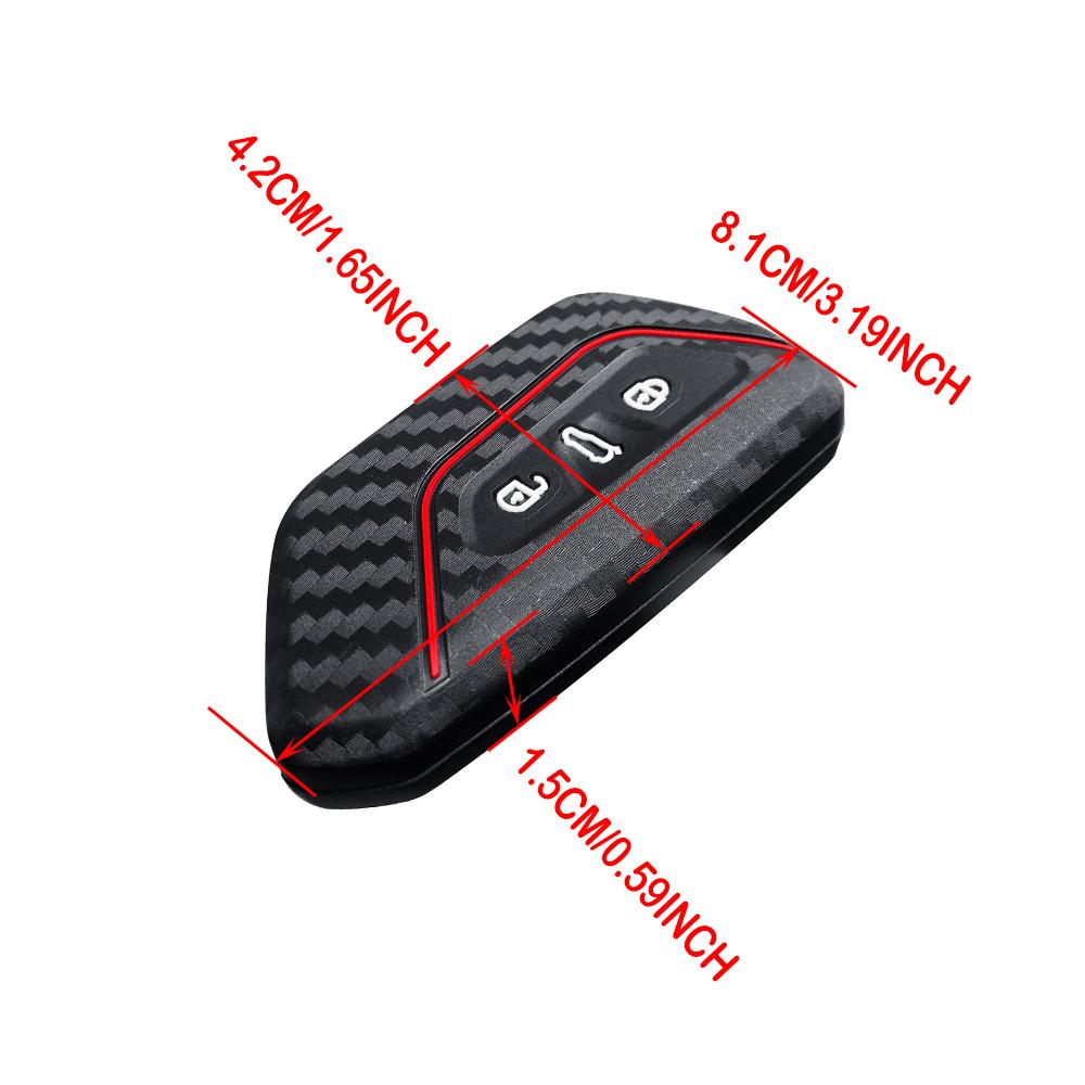 Silicone Key Case Remote Car Key Cover For Seat Leon Mk4 Cupra Formentor For Skoda Octavia A8 MK4 Mk8 For VW Golf 8 GTI ID 4