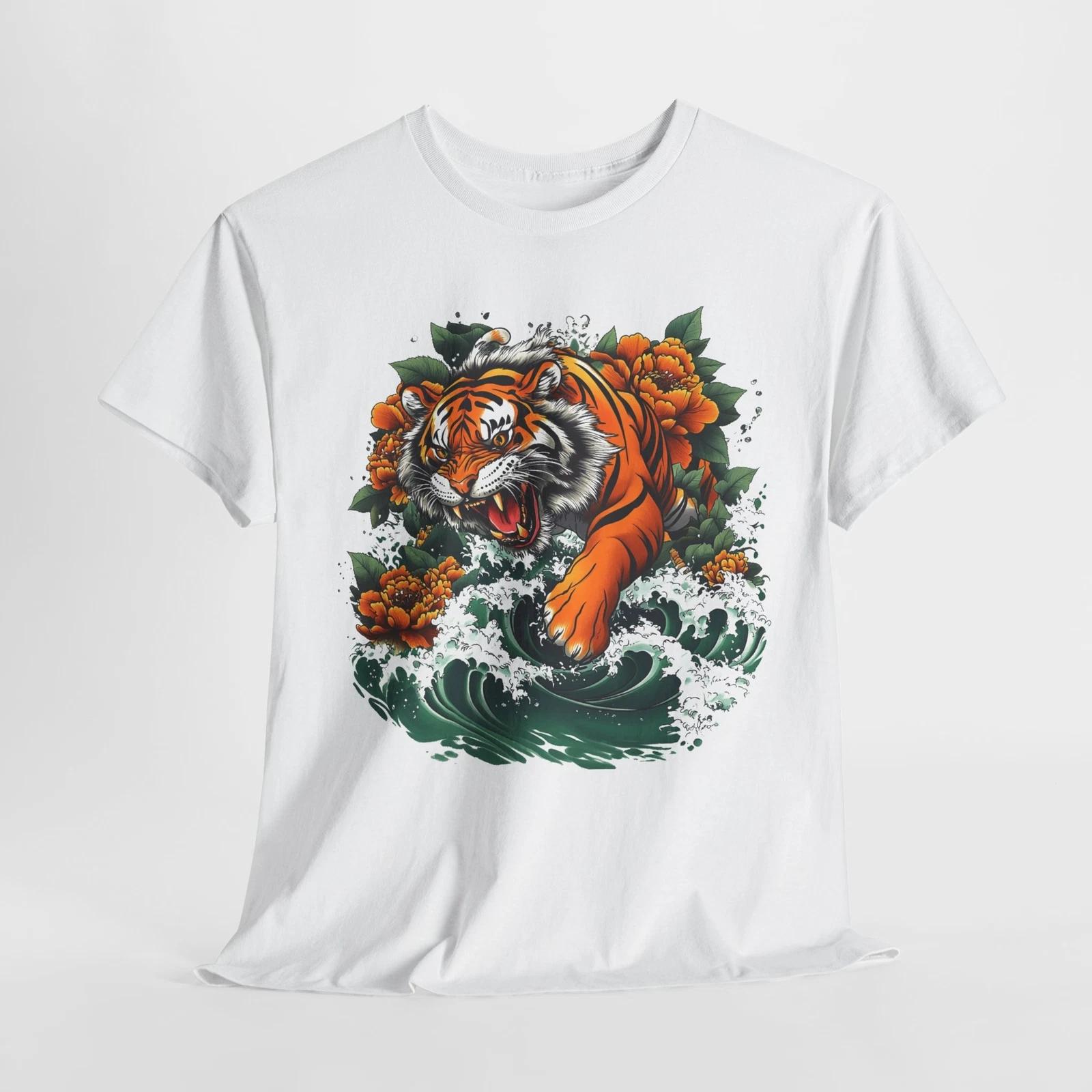 Floral T-Shirt | Japanese Neon Skyline Tee | Urban Style Shirt XL