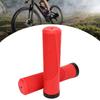 2 PCS Bike Rubber Handlebar Grips Anti Slip Handlebar Cover Shockproof Mountain Bike Handles