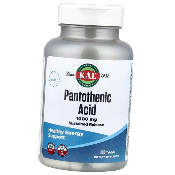 Пантотеновая кислота, Pantothenic Acid Sustained Release 1000, KAL (36424061)