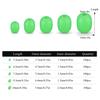 100Pcs Cylindrical Luminous Soft Fishing Beads 5 Optional Sizes 5.2mm 6.2mm 7.2mm 8.3mm 10mm Practical Sea Fishing Tackle Accessories