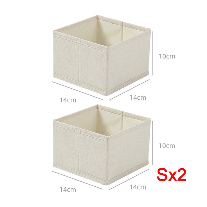 1/3pcs Fabric Cabinet Underwear Organizer Drawer Closet Storage for Clothes Bra Socks Underpants - Neatly Arranges Your Drawers