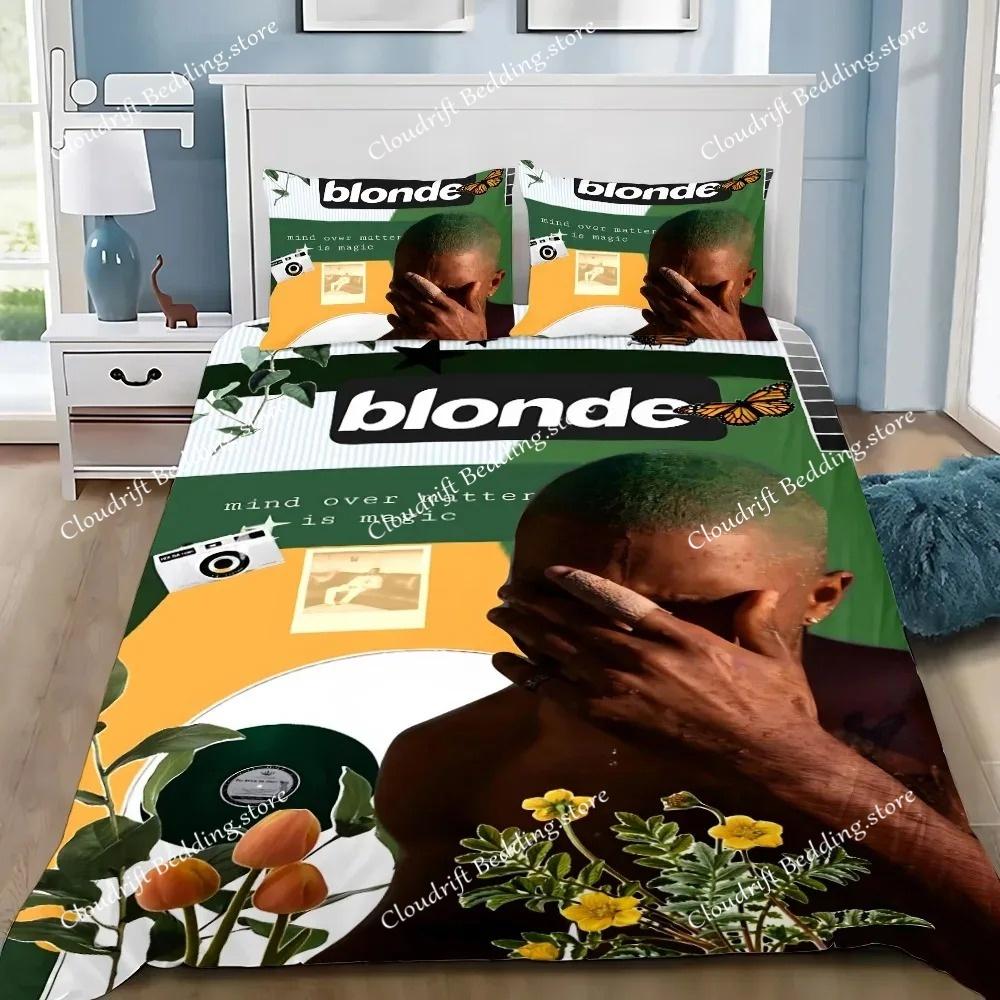 Frank Ocean Bettbezug Kissenbezug Musik Blond Bettwäsche Set Erwachsener Junge Mädchen Schlafzimmer Dekoration Kinder Einzel Doppel Groß
