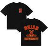 2026 Off Campus Briar University Tshirt Cozy Hot Sale Short Sleeve Hockey Y2K Casual Oversized Hip Hop Streetwear Tshirt