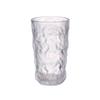 Bicchiere Minimalista in Vetro Glacier - Design di Nicchia Elegante per Birra, Latte o Acqua