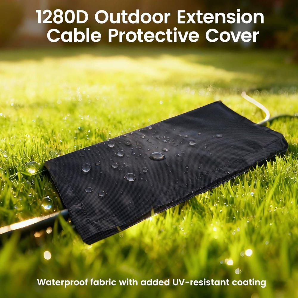 UV Resistant Extension Cord Cover 1280D Oxford Fabric Outdoor Cable Cover Outdoor Use