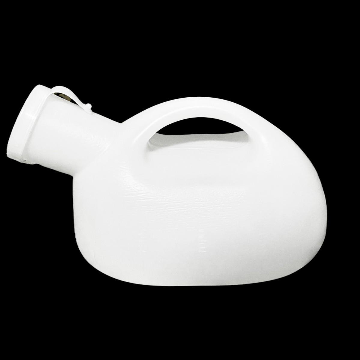 Deals Supermarket 2000ml Heren Plastic Urinaal met Deksel - Grote Capaciteit voor Ouderen Gebruik