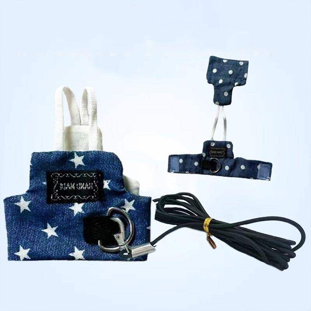 With Leash Parrot Flying Harness Cowboy Bird Walking Suit  for Parakeet Outdoor Flying Training