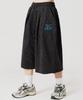 PEACE MAKER Pce Side Double Pleated Wide Bermuda Sweat Shorts (Leopard Print)