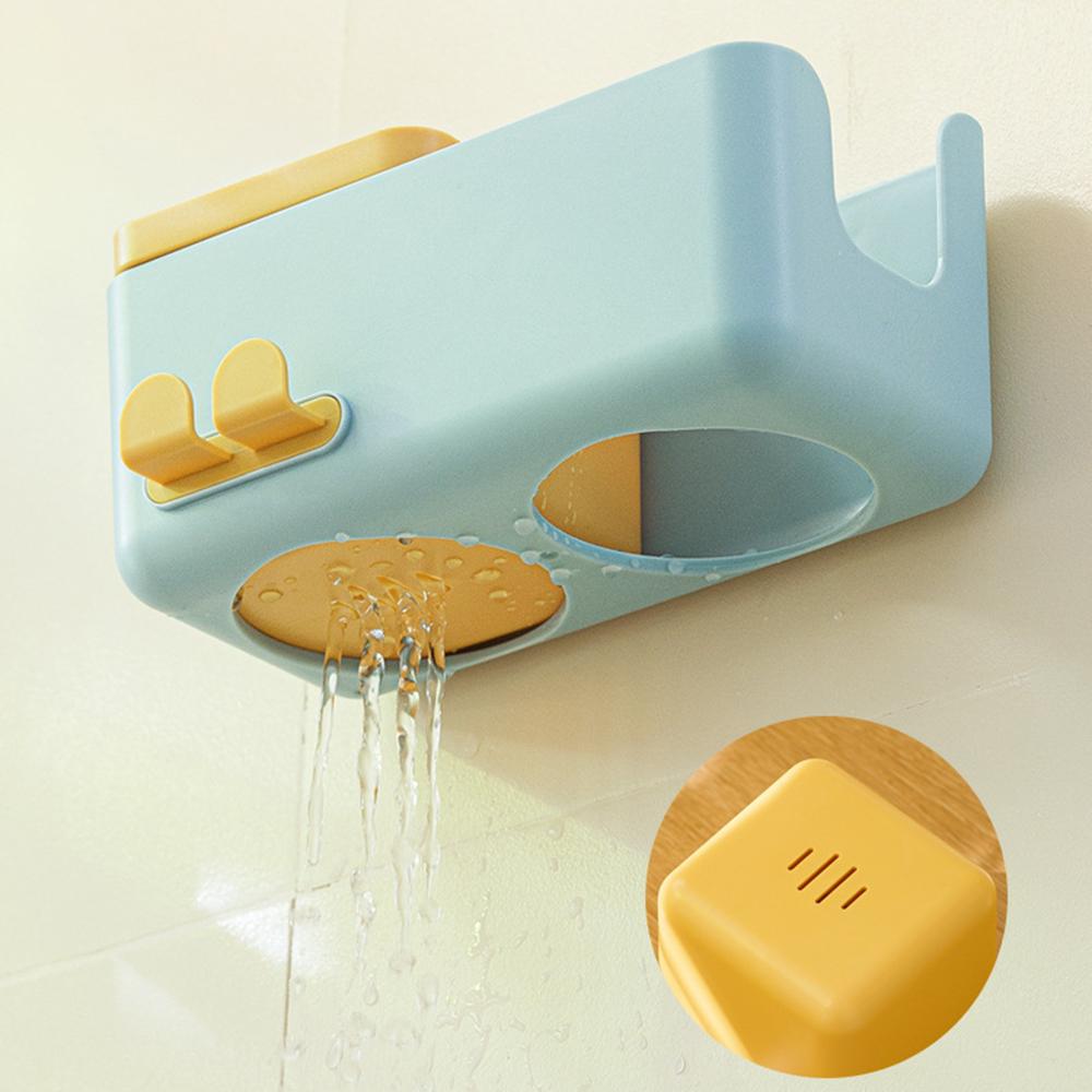 Heißer Magischer Wandmontage-Aufbewahrungsständer Keine Spuren Aufkleber Kreativer Saugbecher Haartrocknerhalter Kammgestell Ständer Badezimmerzubehör