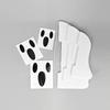 2 Stück Halloween Hängende Waben Weißer Geist 3D Papierlaterne Ornament für Halloween Party Haus Innen Außen Hof Dekoration