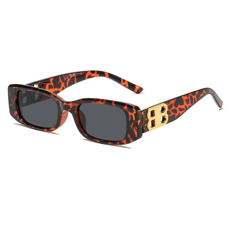 Women'S Square Sunglasses, Small Frame Sunglasses, Men'S Personalized High-End Glasses