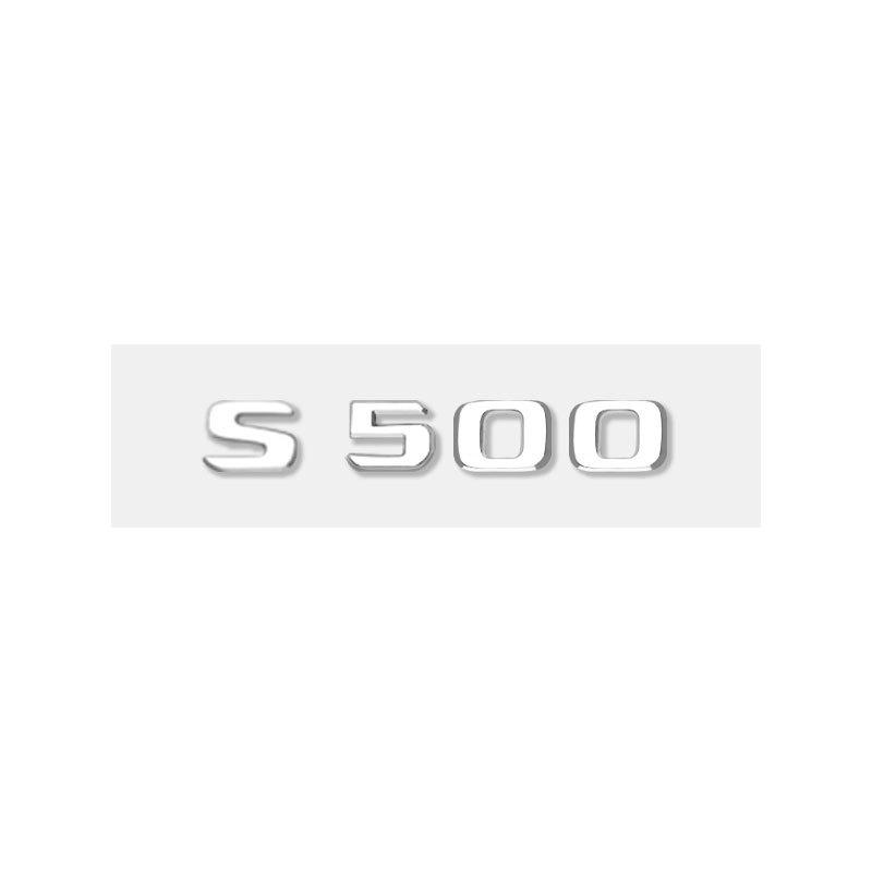 Mercedes Car Body Stickers: S350L, S400L, S500L, S600L Emblems, Rear V12 Tail Marks, Side Badges