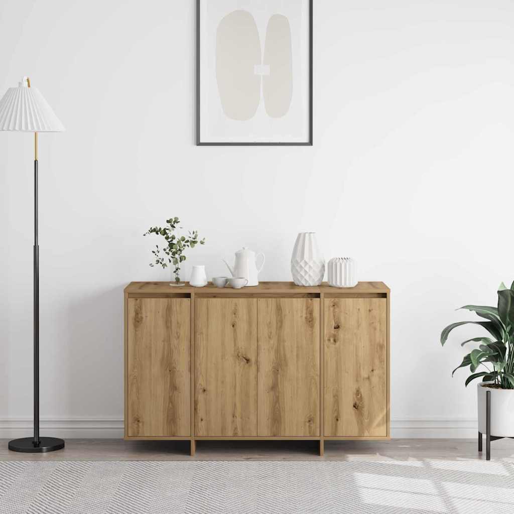 Artisan Oak Sideboard 120 x 41 x 75 cm Engineered Wood