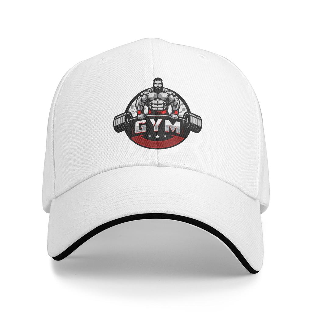 Individuelle Punk Unisex Kraftsport-Fitness-Baseballkappe für Erwachsene Bodybuilding Fitness Muskelverstellbare Papa-Kappe Unisex Hip-Hop Snapback-Kappen