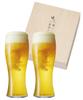 Authentic Glass Set for Enjoying Alcoholic Beer Glass Set Made In Dishwasher Gift Set In Wooden Box - Beverages Thin-Walled