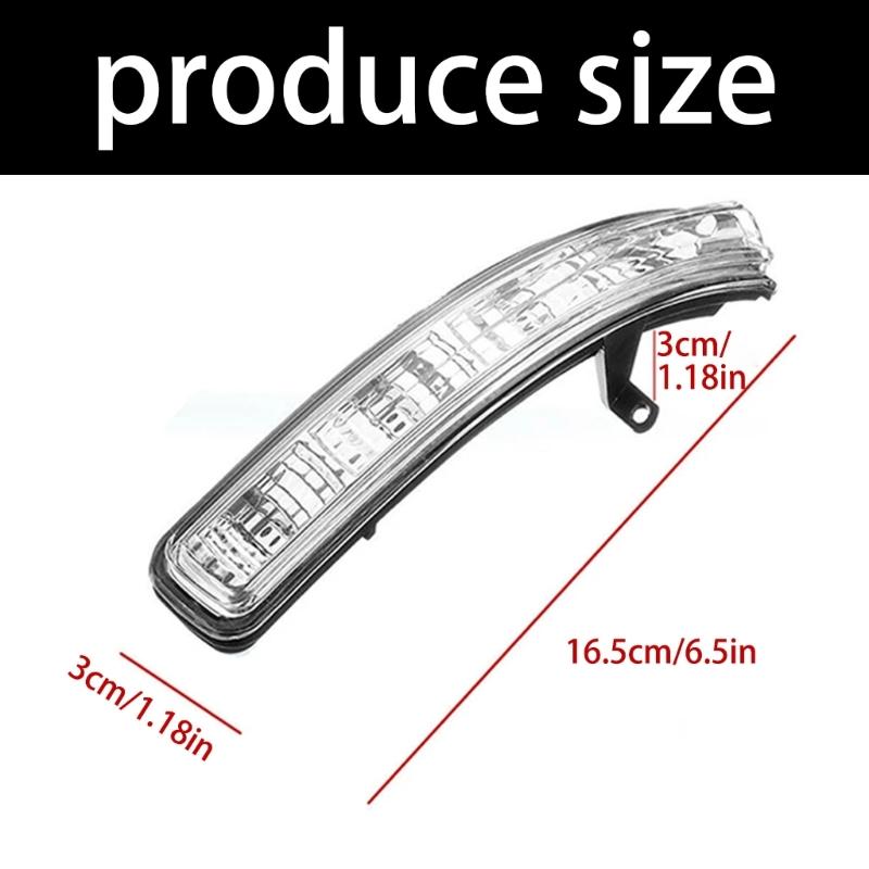 Improved Safety Turn Signal Light BB5Z13B375A BB5Z13B374A for Explorer 2011-2019 Rearview Mirror