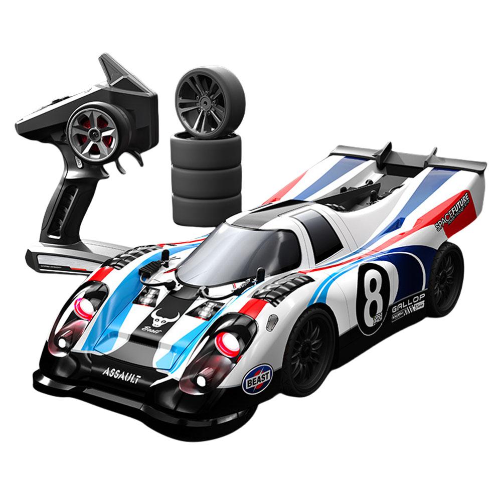 

1:16 Carbon Brush RC Drift Car with LED Lights RC Stunt Drift Car Four Wheel Drive Drift Car Model Toy Gifts for Boys Gifts