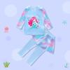Kids' Long Sleeve Mermaid Swimsuit with Sun Protection and Quick-Dry Pants