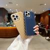 Fashion Corrugated Suitcase Stripe Case For Apple iPhone 17 Air 16 E 15 14 Plus 13 12 11 Pro Max Soft Silicone Shockproof Cover