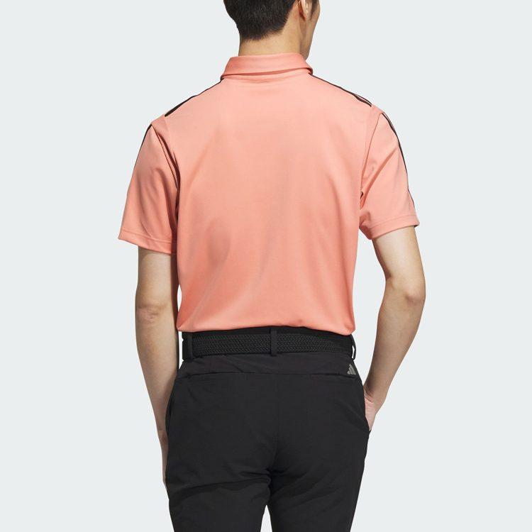 Adidas Polo Shirts Men's Earth Umber Polo Collar Moderate Straight Fit HY0989
