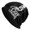 Winter Warm Women Unisex Knitted Hats Unisex Adult Hazbin Hotels Logo Skullies Beanies Caps Anime Comedy America Bonnet Hats