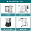 RiniroLis Drainer 2 Tier Dish Drainer Made of 304 Stainless Dish Drainer Kitchen Storage Large Knife Cutting Board Chopstick Holder Easy To Japanese