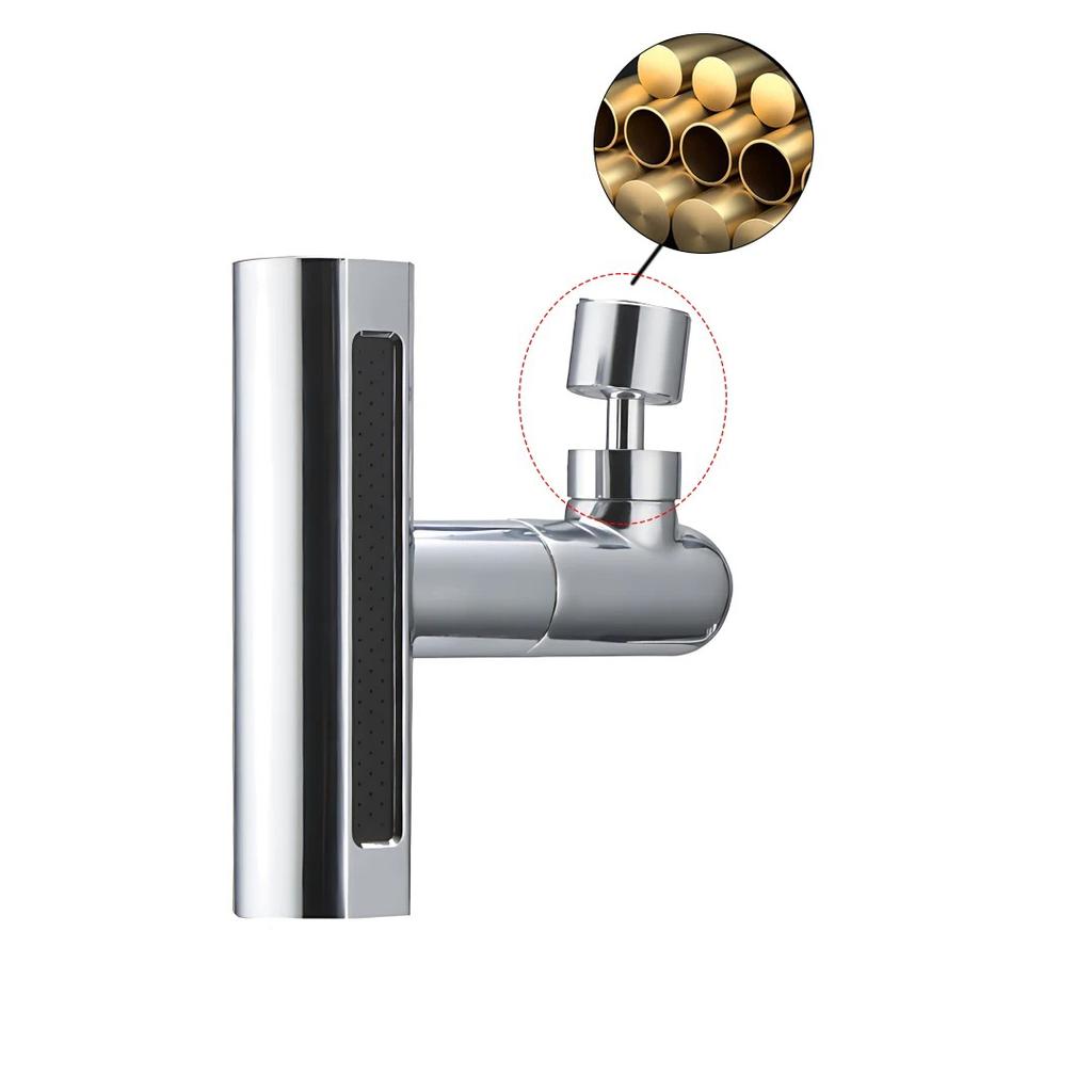 New 4 Modes Waterfall Kitchen Faucet Universal 720° Swivel Spout Sprayer Bathroom Basin Water Tap Extender Rainfall Sink Mixer
