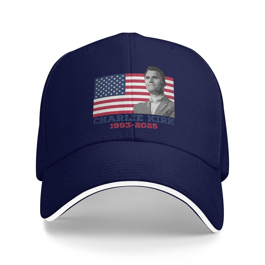 Charlie Kirk 19932025 Sun Baseball Cap Summer Men Women  Custom DIY Trucker Hat Dropshipping y2k Cool Outdoor Gym Baseball Caps