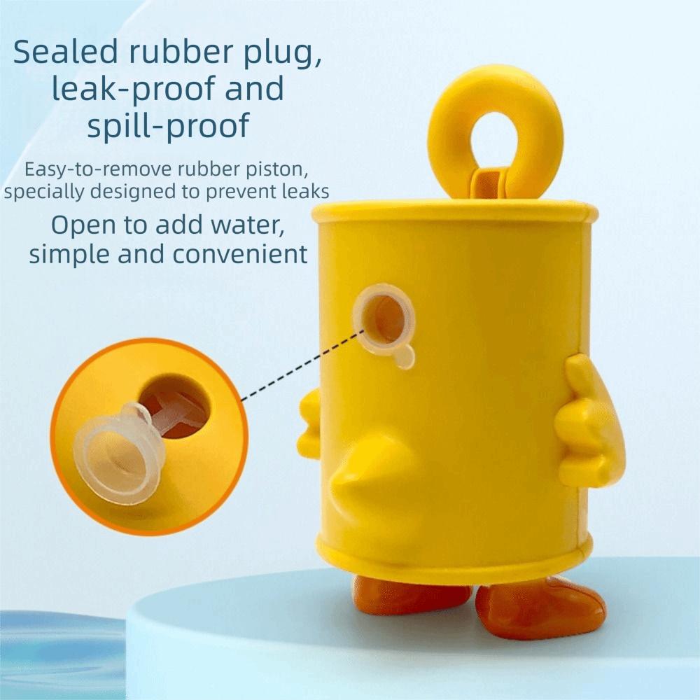 Tin Can Duck Water Toy Cute Design Beach Water Fight Water Spraying Toy  Children Bathing