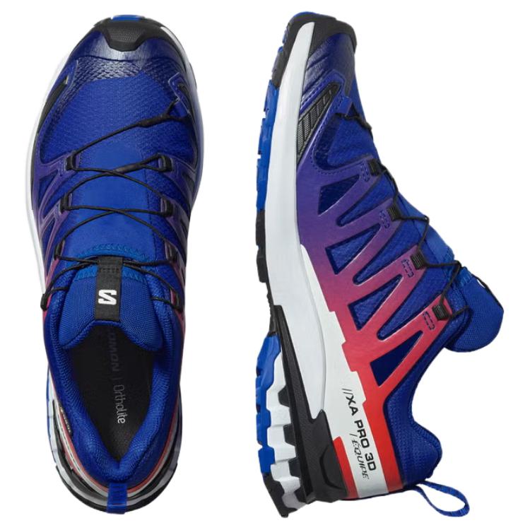 Salomon XA Pro 3D V9 Gore-Tex Equipe Comfortable Lightweight Trail Running Shoes Unisex sneaker Blue 479826
