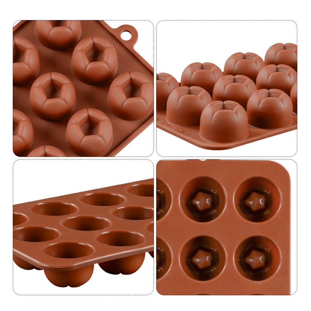 15 Dutinová forma na dort Silikonová forma na pečení na čokoládu Želé na cukr Pomůcky na fondán Dekorace na dort