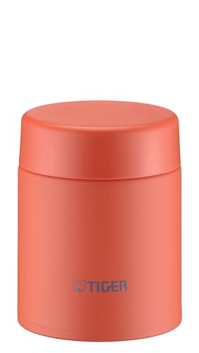 

Tiger Soup Jar, 400ml, with Integrated Gasket and Dishwasher Safe, Insulates Hot and Cold, Lightweight, Wide Mouth, Easy to Clean, Vermilion (MKL-W040