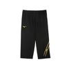 Mizuno Lightweight Breathable Comfortable Sports Simple Versatile Fashion Training Pants Three-Quarter Shorts Unisex Shorts Black P2CF41Z109