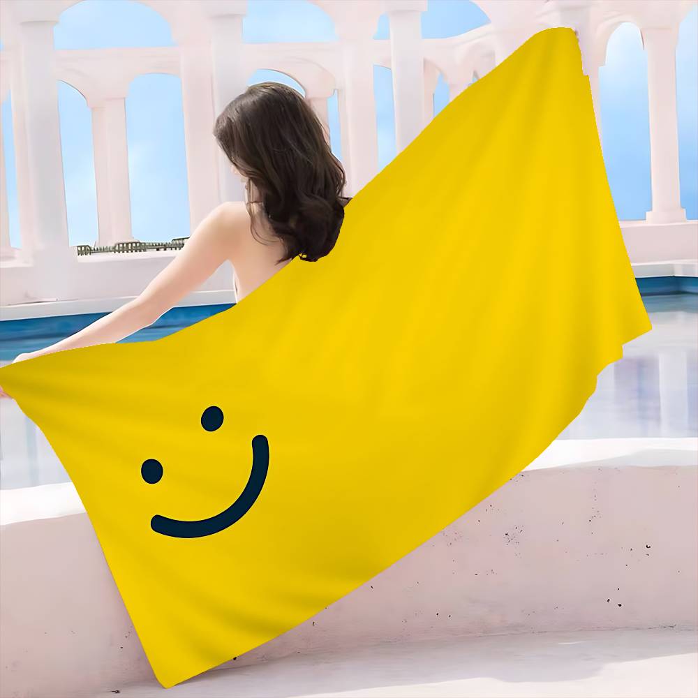 S-Smile Anime Beach Swimming Towel Soft Absorbent Washcloth Children's Gifts for Kids Travel Camping Gym