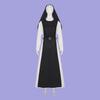 2024 New Flawless Nun Cosplay Costume For Halloween Role Play Virgin Mary Nun Outfit