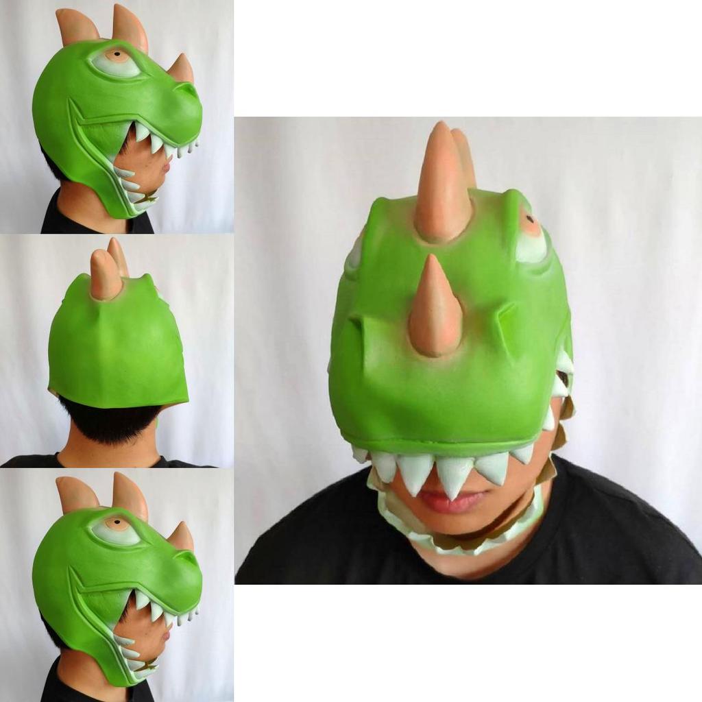 Latex Dinosaur Headgear For Halloween Costume Masks And Party Decor