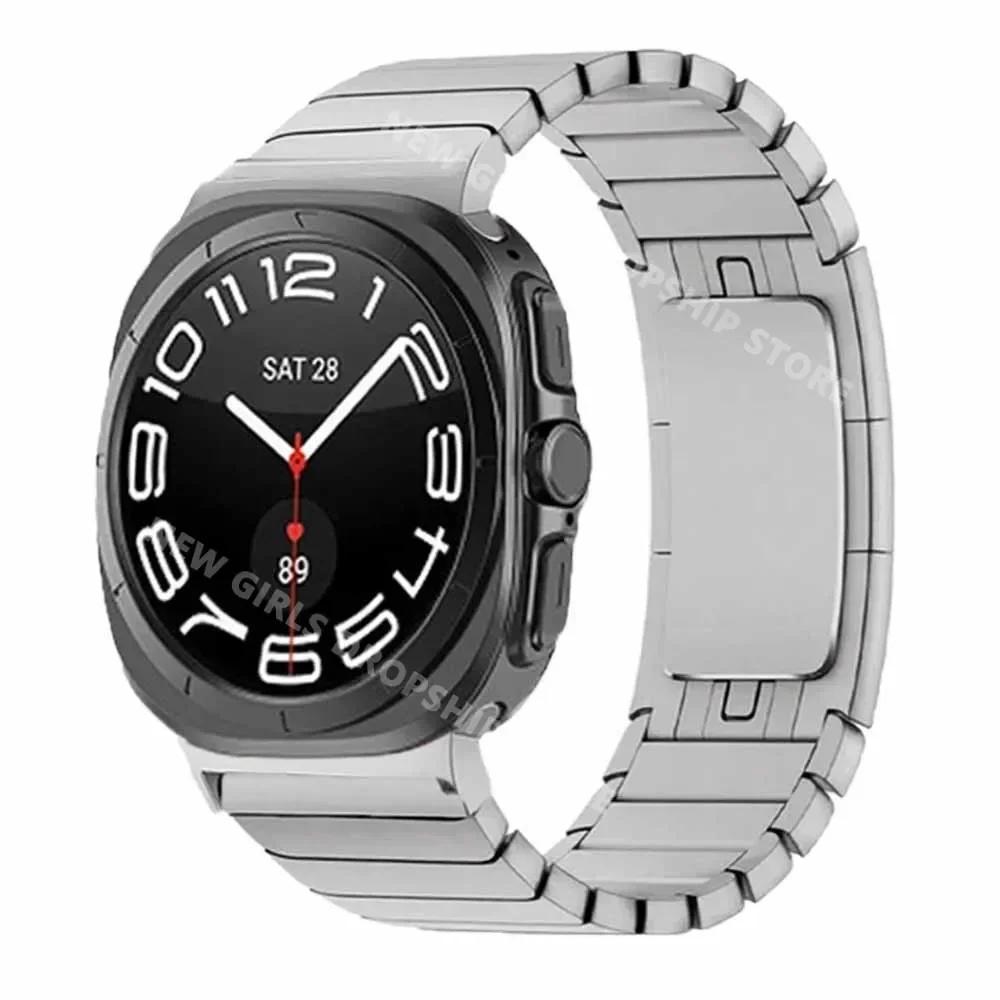 Curea din Oțel Inoxidabil pentru Samsung Galaxy watch 7 8 44mm 40mm 8Classic 46mm Brățară de Lux pentru Bărbați pentru SAMSUNG GALAXY WATCH 4 5 6 7 ULTRA 47MM Curea de Ceas