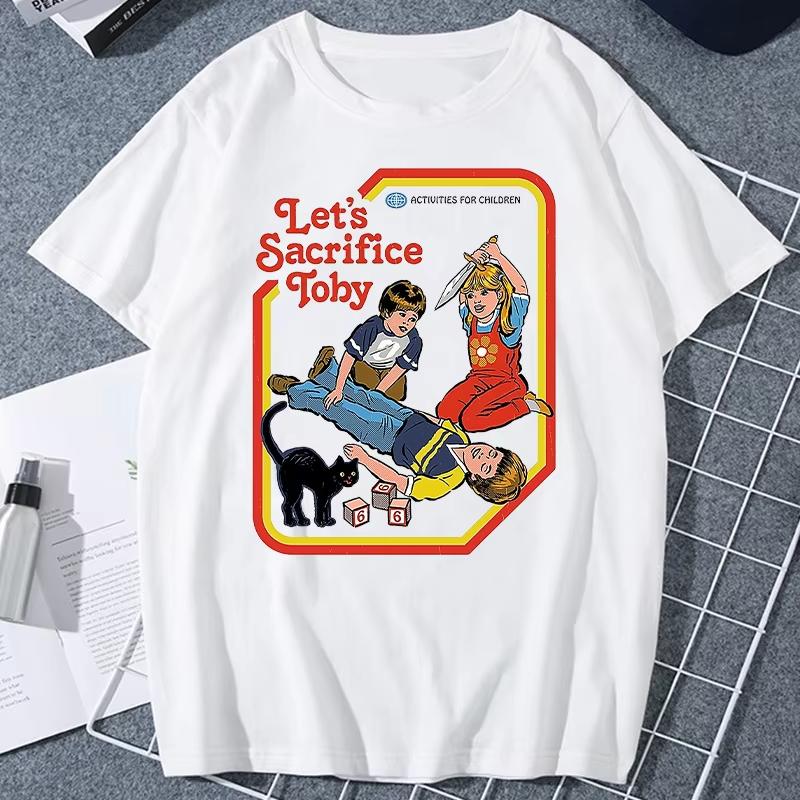 Lets Sacrifice Toby Horror Satanist Graphic