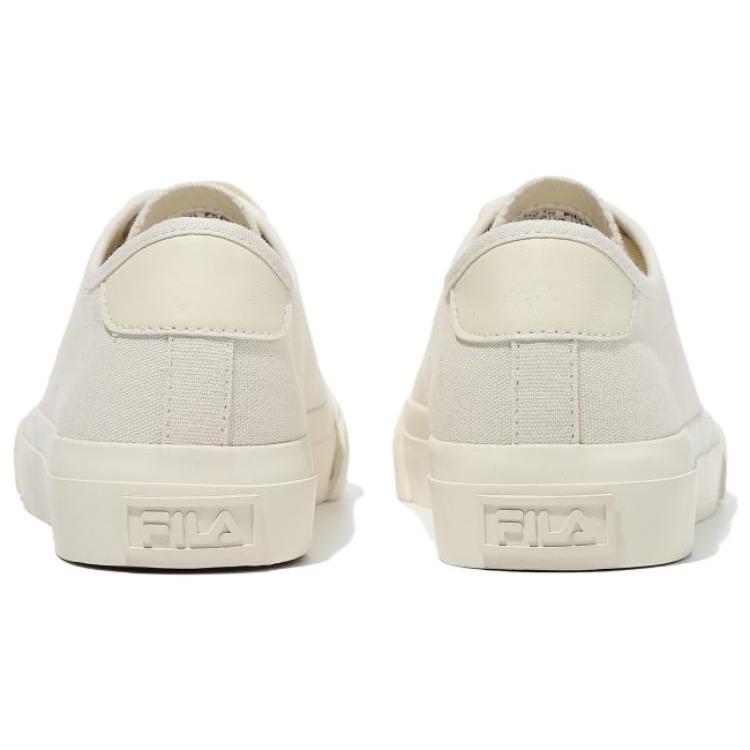 FILA Classic Kicks B V3 Fabric Comfortable Abrasion Resistant Low top Skateboard Shoes Unisex Ecru Korean Style 1XM01949F_920