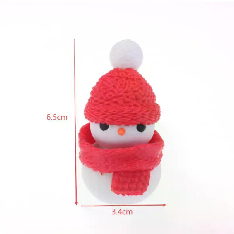 3D Printed Christmas Holiday Decoration Desktop Doll Santa Claus Falling Chimney Cute And Fun Relax Toy Pressed Ornament Clicker