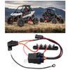 Black ABS Power Busbar Accessory Set for Honda Talon