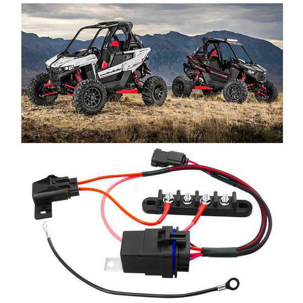 Black ABS Power Busbar Accessory Set for Honda Talon