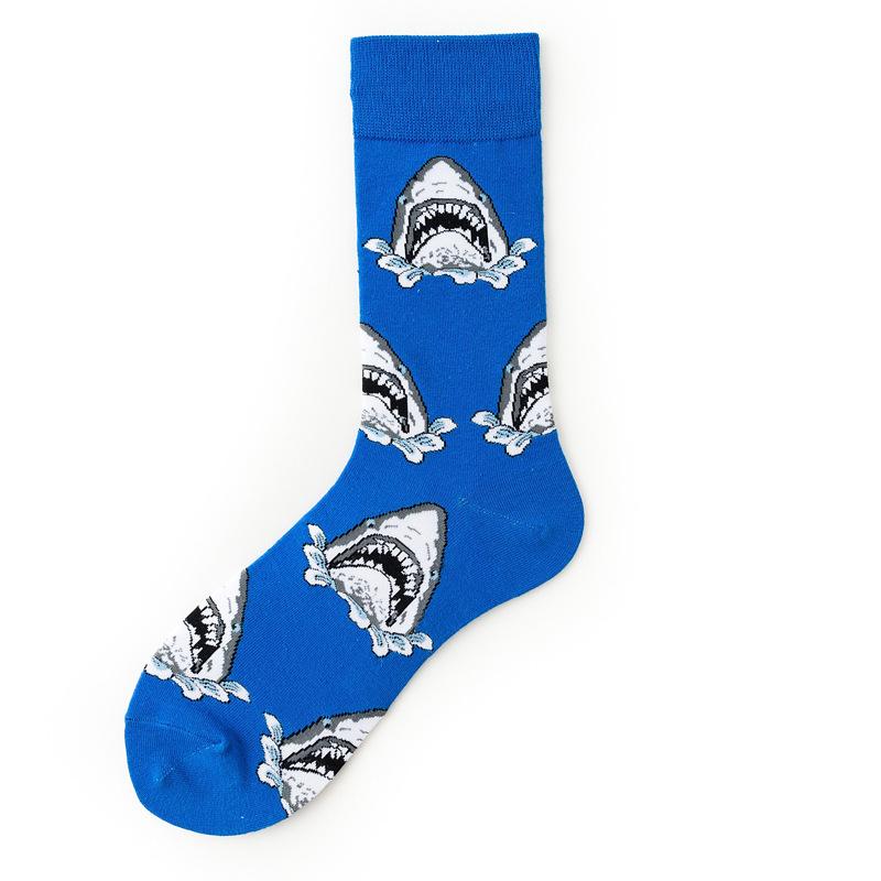 Hundreds Fashion Personality Cotton Socks Unisex Men Happy Street Skateboard Fruits Harajuku Gift Funny Boys Male Dress Sox