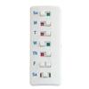 Cute Medicine Bottle Sticker For Daily Pills Reminder With Sliding Indicators Medication Trackers Replacement Weekly