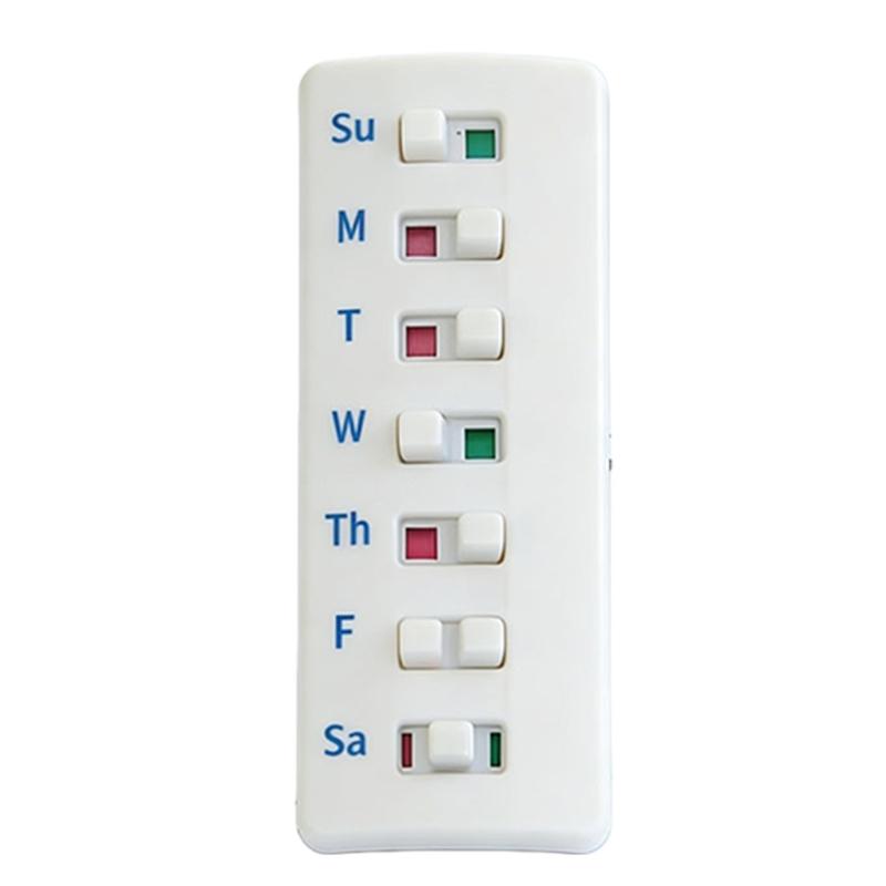 Cute Medicine Bottle Sticker For Daily Pills Reminder With Sliding Indicators Medication Trackers Replacement Weekly