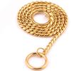 Catena a Maglia Serpente in Acciaio Inossidabile Grado Corsa Catena Metallica per Cani Catena P per Cani Piccoli Medi e Grandi Forniture per Animali Domestici Collana per Cani